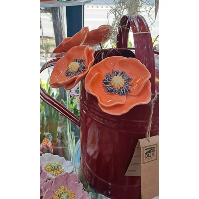 Kerámiavirág pipacs